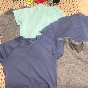 Bundle of Lululemon Swiftly Tech Cropped Short-Sleeve Shirts 2.0